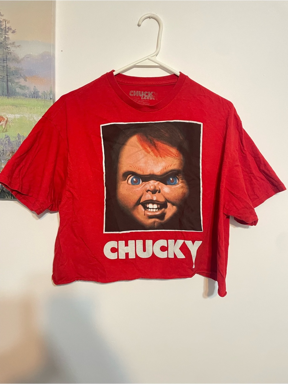 Women Half-T Shirt CHUCKY Red